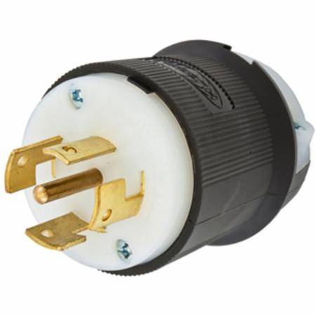 250 V, 600 VAC 10/20 A Non-NEMA, Hubbell Incorporated HBL3521C Twist-Lock®, Insulgrip® Locking Device Plug