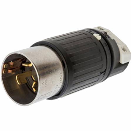 250 VDC, 600 VAC 50 A Non-NEMA, Hubbell Incorporated HBL3765C Twist-Lock®, Insulgrip® Locking Device Plug