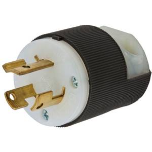 250 VAC 15 A L6-15P, Hubbell Incorporated HBL4570C Twist-Lock®, Insulgrip® Locking Device Plug