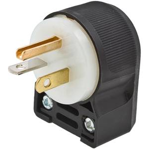 125 VAC 20 A 5-20P, Hubbell Incorporated HBL5366CA Insulgrip® Straight Blade Plug, Yellow/Black/White