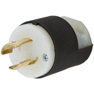 250 VAC 20 A L2-20P, Hubbell Incorporated HBL7102C Twist-Lock®, Insulgrip® Locking Device Plug