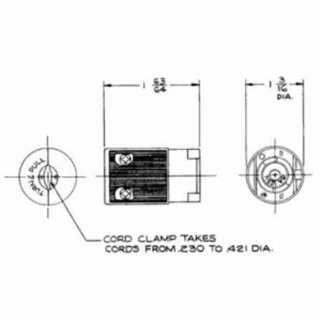 125/250 VAC 15 A ML-3R, Hubbell Incorporated HBL7484V Twist-Lock®, Valise® Locking Device Connector