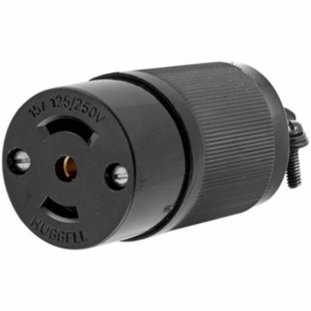 125/250 VAC 15 A ML-3R, Hubbell Incorporated HBL7484 Twist-Lock® Locking Device Connector