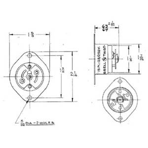125/250 VAC 15 A ML-3P, Hubbell Incorporated HBL7486 Twist-Lock®, Insulgrip® Locking Device Flanged Inlet