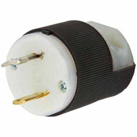 125 VAC 15 A L1-15P, Hubbell Incorporated HBL7545C Twist-Lock® Locking Device Plug