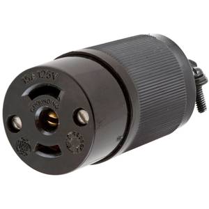 125 VAC 15 A ML-2R, Hubbell Incorporated HBL7593 Twist-Lock® Locking Device Connector