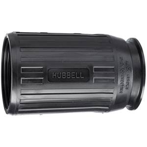 50 A IP55 , Hubbell Incorporated HBL7717C Twist-Lock® Weatherproof Boot, Black