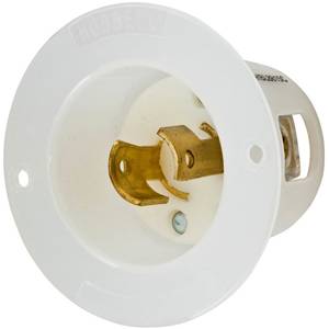 250 VAC 20 A L2-20P, Hubbell Incorporated HBL8815C Twist-Lock®, Insulgrip® Locking Device Flanged Inlet