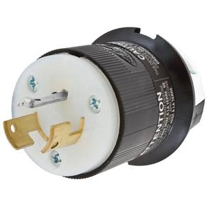 125/250 VAC 20 A Non-NEMA, Hubbell Incorporated HBL9965C Twist-Lock®, Insulgrip® Locking Device Plug