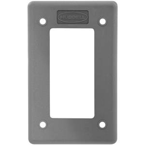 Hubbell Incorporated HBLP26FS Portable Outlet Box Cover Plate, 1-Gang