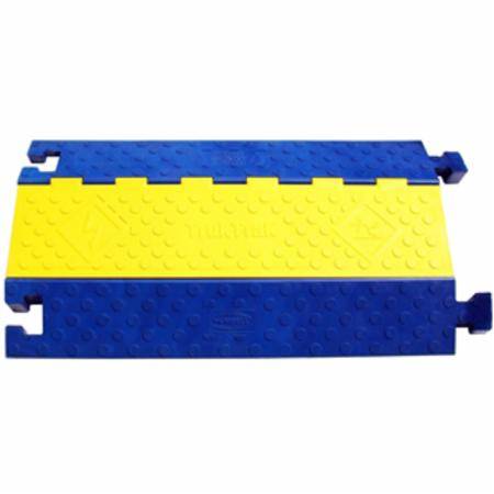 36" x 20" x 3.05", Hubbell Incorporated HBLTT3B TrukTrak® Cable Protector, Blue, Yellow