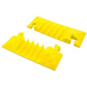 8.25" x 20" x 3.05", Hubbell Incorporated HBLTT3ECB TrukTrak® Cable Protector, Yellow,