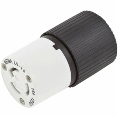 125 V 15 A L5-15R, Hubbell Incorporated L515C Locking Device Connector
