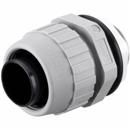 3/4" Hubbell Incorporated P075NGYA PolyTuff® Liquidtight Conduit Connector