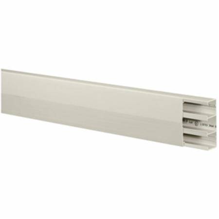 5' x 4.5" x 1.63" Hubbell Incorporated PB3BC5 BaseTrak® Raceway Base and Cover, Office White
