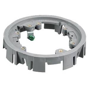 5" Dia, PVC, Hubbell Incorporated PFBA1A ScrubShield® Floor Box Adapter, Round,