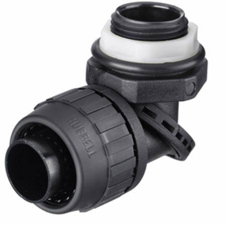 3/4" Hubbell Incorporated PS0759NBK SwivelLok® Liquidtight Conduit Connector