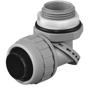1" Hubbell Incorporated PS1009NGY SwivelLok® Liquidtight Conduit Connector