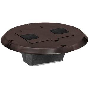 1-Gang, Round, Hubbell Incorporated RF506BN tradeSELECT®, netSELECT® Floor Box