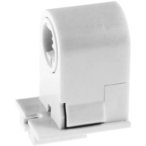 660 W, 600 V, Hubbell Incorporated RL308 Fluorescent Lampholder, 1.31" x 1.5" x 2.05", White, Low Profile