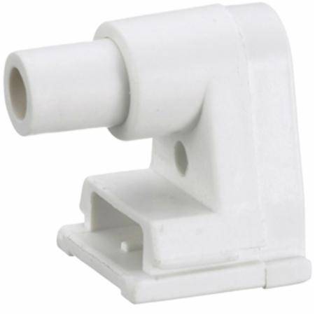 660 W, 600 V, Hubbell Incorporated RL310 Fluorescent Lampholder, Plastic, Slide-On/Snap-In Mount