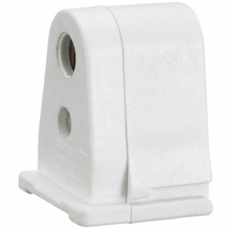 660 W, 600 V, Hubbell Incorporated RL311 Fluorescent Lampholder, Plastic, Slide-On/Snap-In Mount