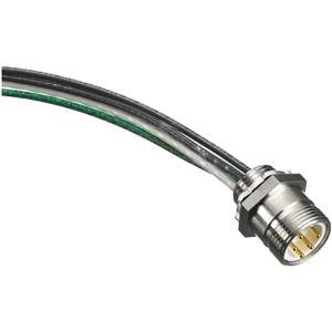 1', 600 V, 30A, Hubbell Incorporated RM3004PA001 LINKOSITY® Quick Connect Receptacle, 3-Pole 4-Wire, Male,