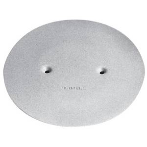 Round, Hubbell Incorporated S1AP4GY Floor Box Abandonment Plate