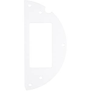 6", Hubbell Incorporated S1R6SPK Poke-Through Sub Plate, Powder Coated White,