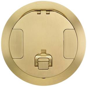 Rectangular, Hubbell Incorporated S1R8CVRBRS ScrubShield® Poke-Through Cover