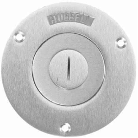 Round, Hubbell Incorporated SA2525 ScrubShield® Floor Box Cover, Combination Device
