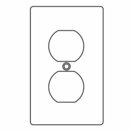 1-Gang, Hubbell Incorporated 1FA Cast Device Box Cover