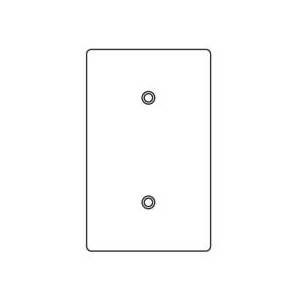 1-Gang Blank, Hubbell Incorporated 1FB Cast Device Box Cover