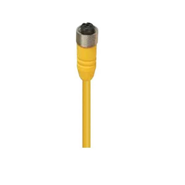 Hirschmann™ 600000276 Single End Cordset, 0.57 in Dia Female Connector, 10 m L Cable, 4 Poles