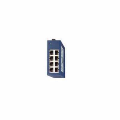 Hirschmann™ 943 376-001 Auto-Crossing Auto-Polarity Unmanaged Entry-Level Rail Switch, (8) 10/100BASE-TX/RJ-45 Port, Fast Ethernet Protocol