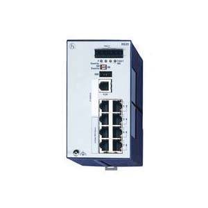 Hirschmann™ 943 434-021 8-Port Managed Compact Open Rail Switch, RJ11 Socket-V.24/USB Interface, 10/100BASE-TX/RJ-45/10/100BASE-TX/RJ-45-Uplink/(6) Standard 10/100BASE TX/RJ-45 Port, Fast Ethernet Protocol
