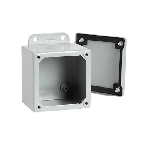 nVent HOFFMAN A14128SC A51SC Junction Box, 14 in H x 12 in W x 8 in D, Screw/Solid Cover, NEMA 12/IP65 NEMA Rating, Steel
