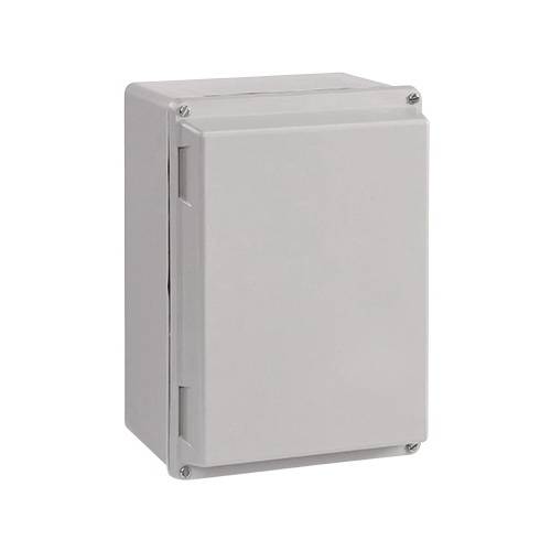 nVent HOFFMAN A16128JFG A50 Series Small Junction Box, 16 in H x 12 in W x 8 in D, Hinged Solid/Screw Cover, NEMA 3/3R/4/4X/12/13/IP66 NEMA Rating, Fiberglass