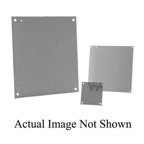 nVent HOFFMAN A10N8PP PNLP Perforated Panel, 6-1/4 in W x 8-1/4 in H, 16 ga Steel, Gray