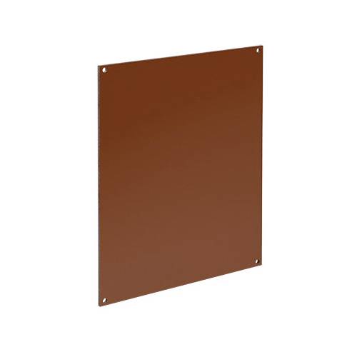 Hoffman A10P8C PNLC Composite Panel, 6.88 in W x 8-3/4 in H, Polycarbonate, Light Brown