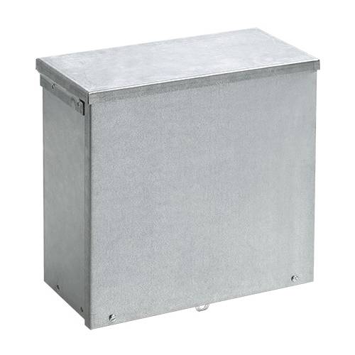 Hoffman A10R106GV A Style Body Enclosure With Knockout, 10 in H x 10 in W x 6 in D, Screw Cover, NEMA 3R/IP32 NEMA Rating, Steel