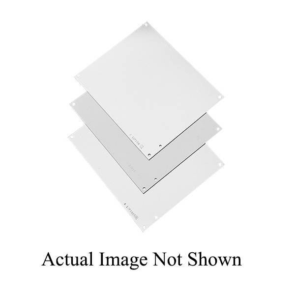 nVent HOFFMAN A11075P HL3 Enclosure Panel, 3.9 in L x 2.52 in W x 0.08 in H, Composite, White