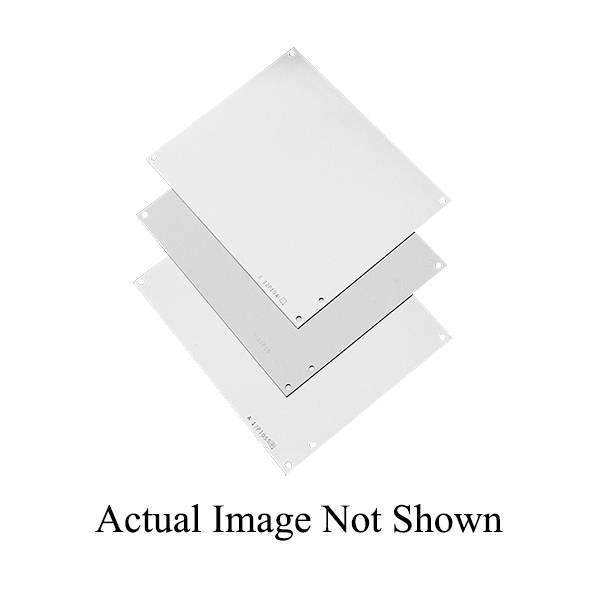 Hoffman A12P24G PNLWM Enclosure Panel, 21 in W x 9 in H, Steel