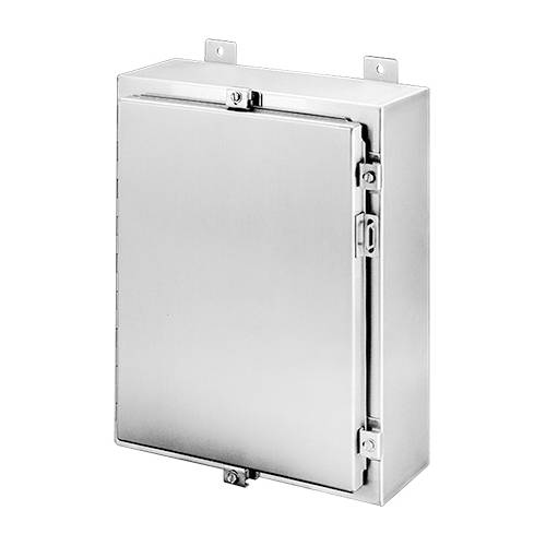 nVent HOFFMAN A16H2006SS6LP A4S Enclosure, 16 in L x 20 in W x 6 in D, NEMA 4X/IP66 NEMA Rating, 316L Stainless Steel