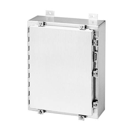 nVent HOFFMAN A36H2408ALLP A4A Enclosure, 36 in L x 24 in W x 8 in D, NEMA 4X/IP66 NEMA Rating, Aluminum
