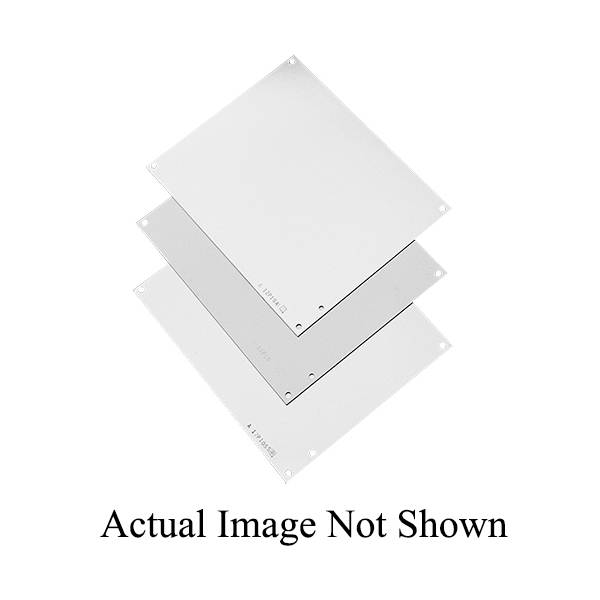 Hoffman A25P48 A26P Enclosure Panel, 48 in W x 25.88 in H, Steel, White