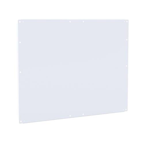 Hoffman A37P48N A38P Enclosure Panel, 48 in W x 37.16 in H, 10 ga Steel, White