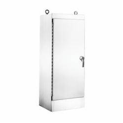 nVent HOFFMAN A723624SSFSDAN4 A30S4 1-Door Dual Access Enclosure, 72.06 in L x 36.06 in W x 24.06 in D, NEMA 3/3R/4/4X/12/13/IP66 NEMA Rating, 304 Stainless Steel