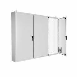 nVent HOFFMAN A86M3E20LPG A27 Multi-Door Enclosure, 86.12 in L x 112 in W x 20.12 in D, NEMA 12/IP55 NEMA Rating, Steel
