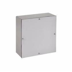 nVent HOFFMAN ASE10X10X6SSNK A90S4 Pull Box, 10 in W x 6 in D x 10 in H, Threaded Cover, NEMA IP66 NEMA Rating, 304 Stainless Steel